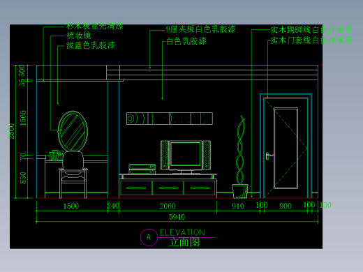 家装类CAD图块(五)-FH01123D