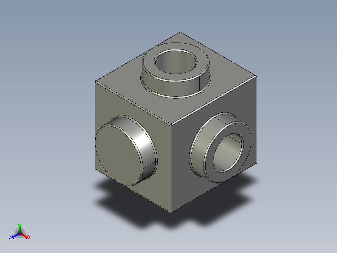 AUTOCAD 乐高积木3D模型