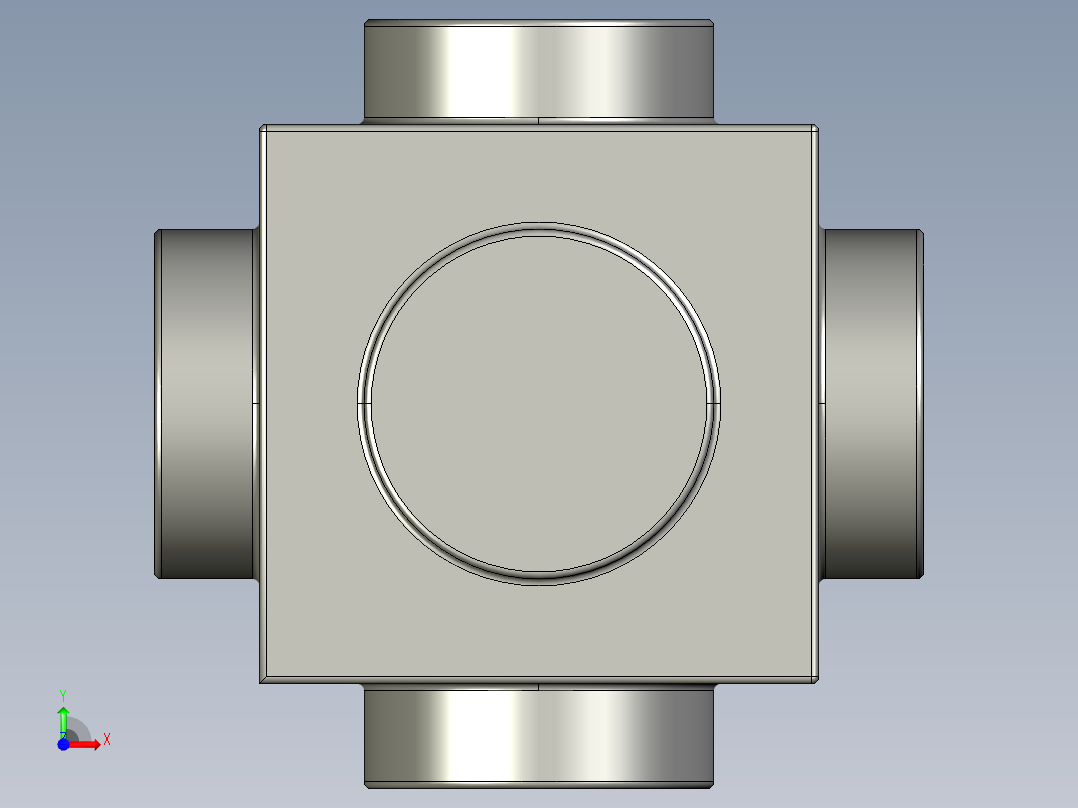AUTOCAD 乐高积木3D模型前视图