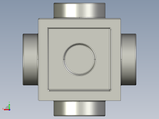 AUTOCAD 乐高积木3D模型后视缩略图