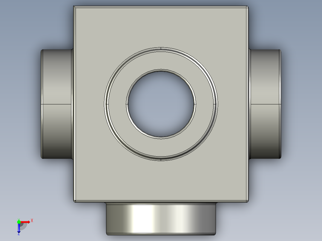 AUTOCAD 乐高积木3D模型俯视图