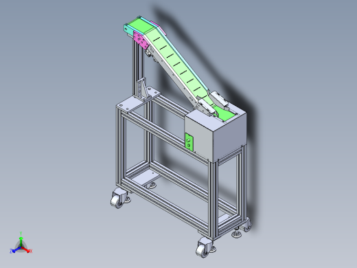 倾斜角上升皮带线