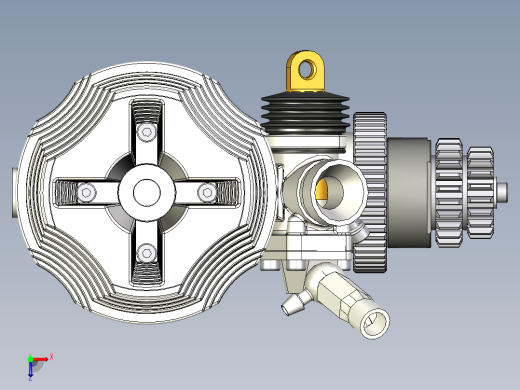 6_遥控汽车Nitro发动机俯视缩略图