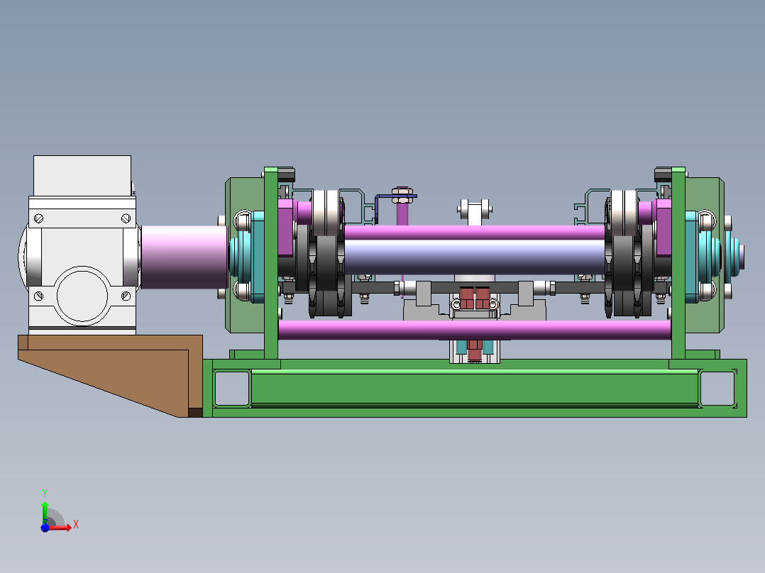 K946 输送线体模块前视图