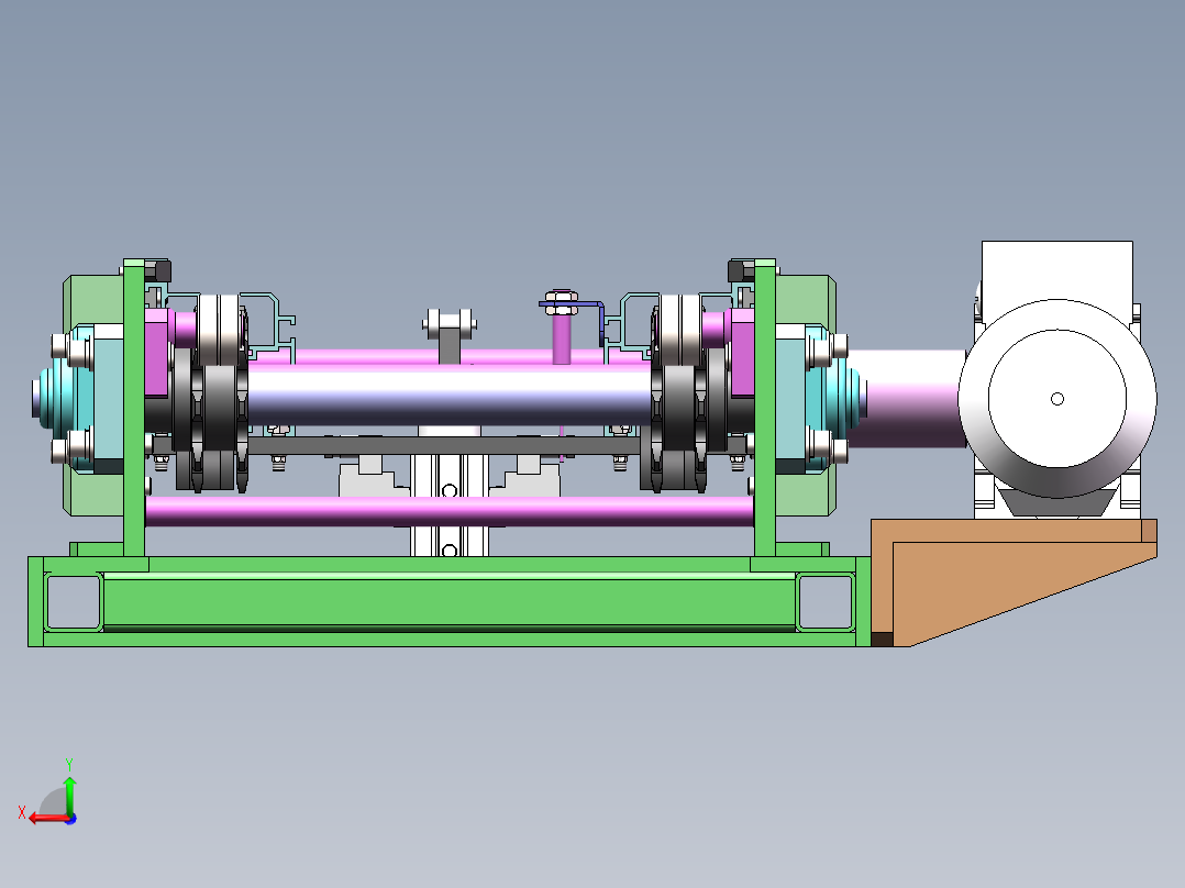 K946 输送线体模块后视图