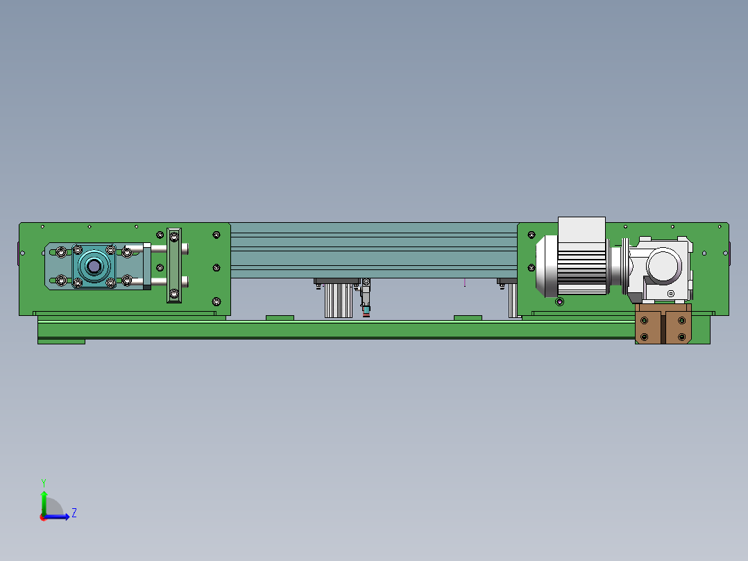K946 输送线体模块左视图