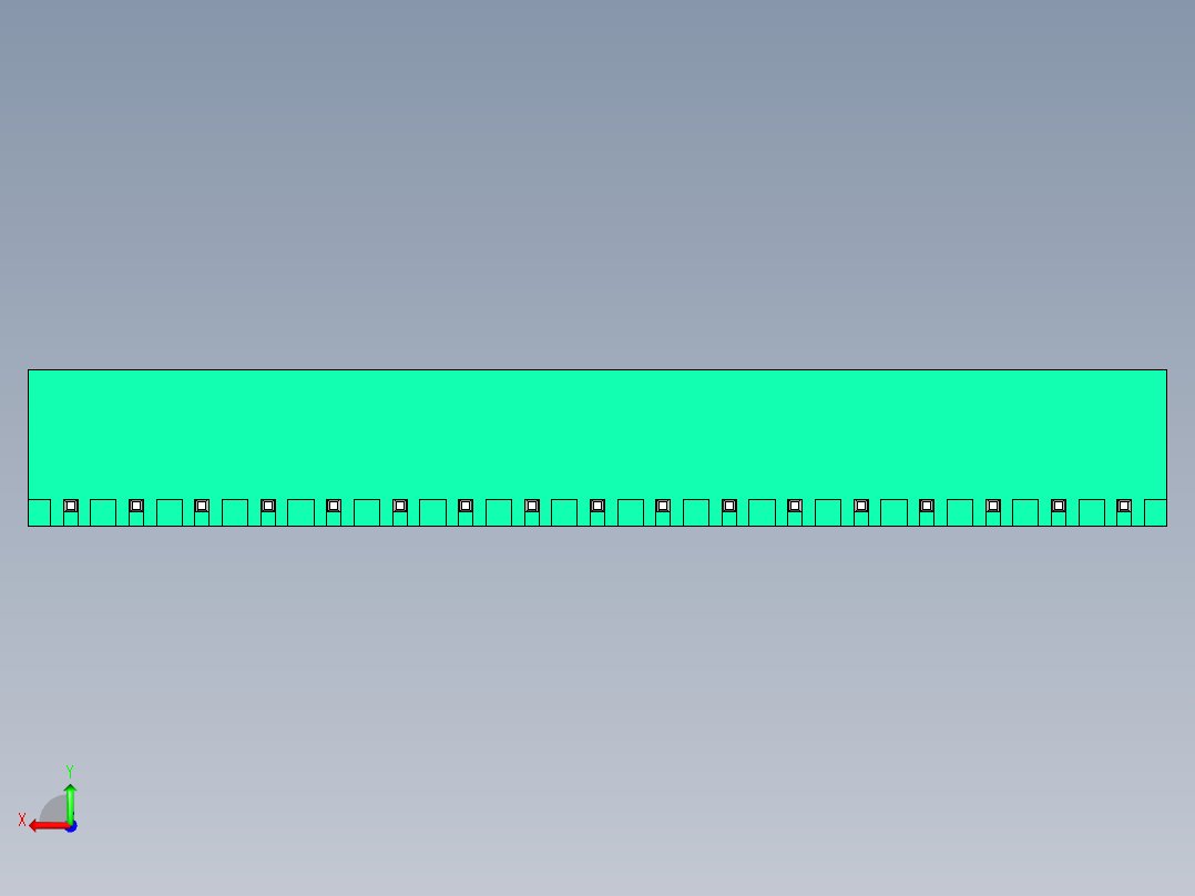 DEGSON 2EDG 系列 5.08mm 可插拔接线端子组-2EDGRC-5.08-17P-14-00AH后视图