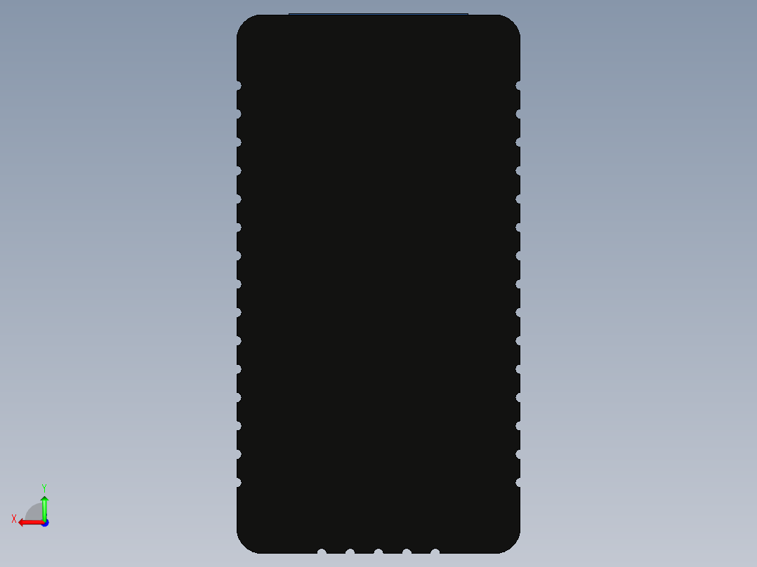 NODEMCU SMD v2开发板PCB详细模型后视图