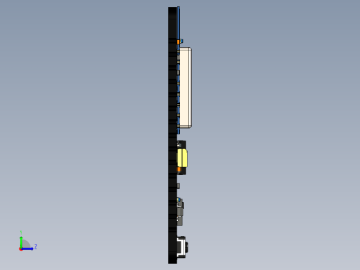 NODEMCU SMD v2开发板PCB详细模型左视缩略图