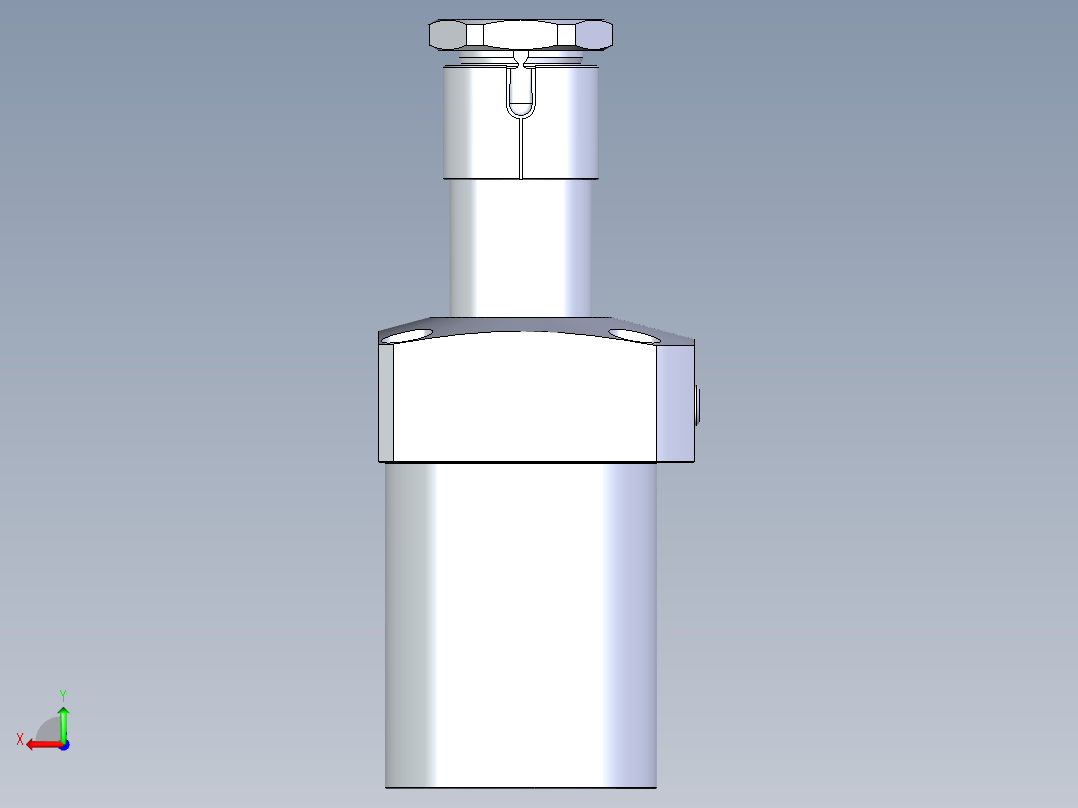 KOSMEKLHA1050-GL-Q35多系列多零件图纸模型后视图