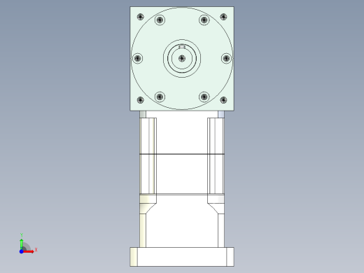 换向器PW110双轴 PGH90-L2 19-95-130-M8前视缩略图