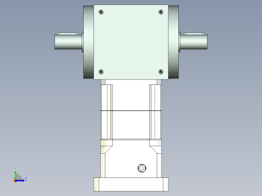 换向器PW110双轴 PGH90-L2 19-95-130-M8左视缩略图