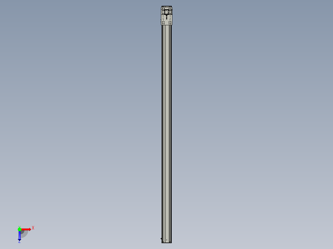 东锦齿条传动DH175G-L167-S3750-BU-减速机+750W俯视图
