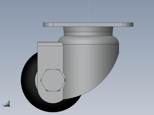 50万向脚轮右视缩略图