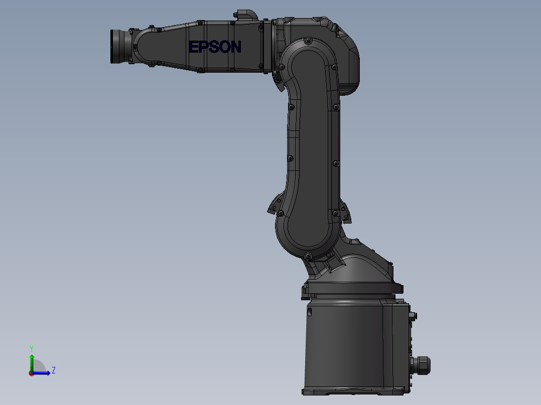 Epson-六軸機械手臂左视图