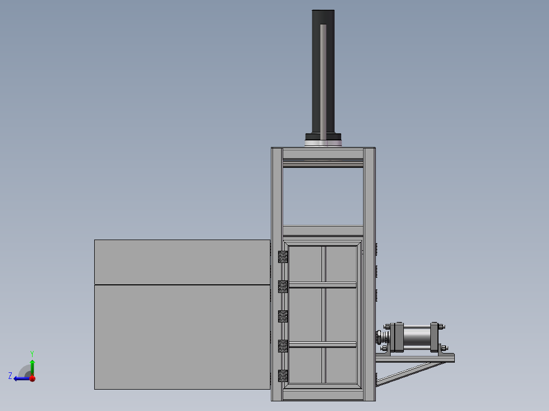 立式打包机设计1128572===150右视图