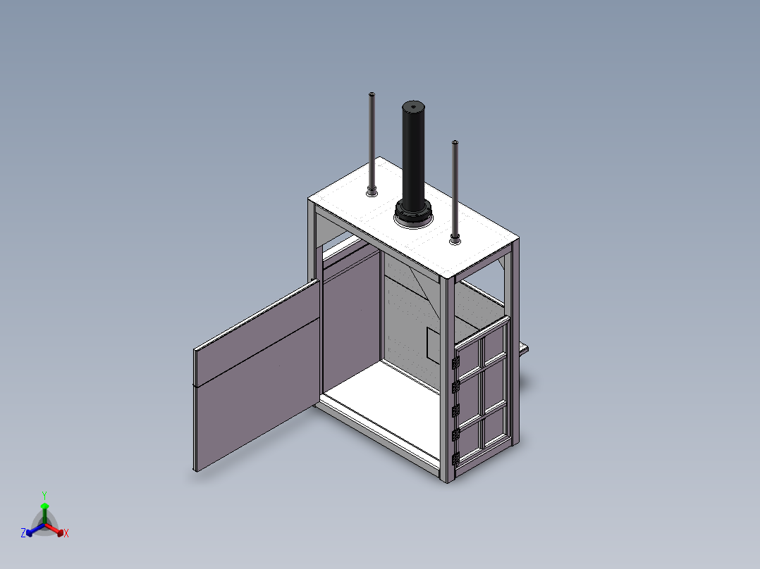 立式打包机设计1128572===150正等轴测图