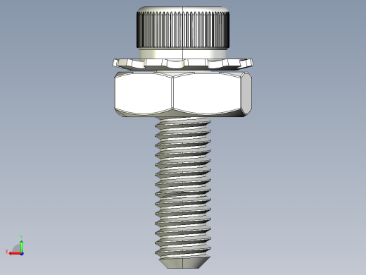 乐高Tetrix CM6螺丝和螺栓后视缩略图