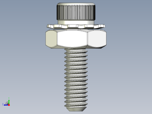 乐高Tetrix CM6螺丝和螺栓右视缩略图