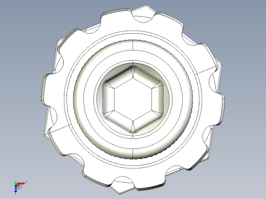 乐高Tetrix CM6螺丝和螺栓俯视缩略图