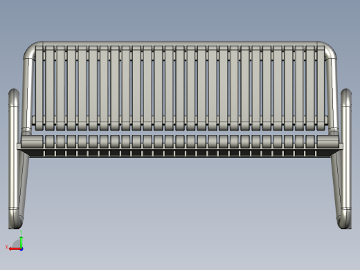 长凳，长椅(1)后视缩略图