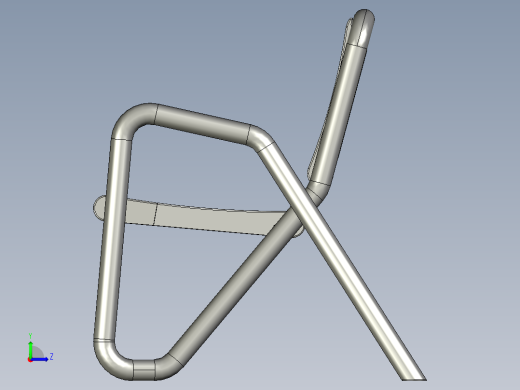 长凳，长椅(1)左视缩略图