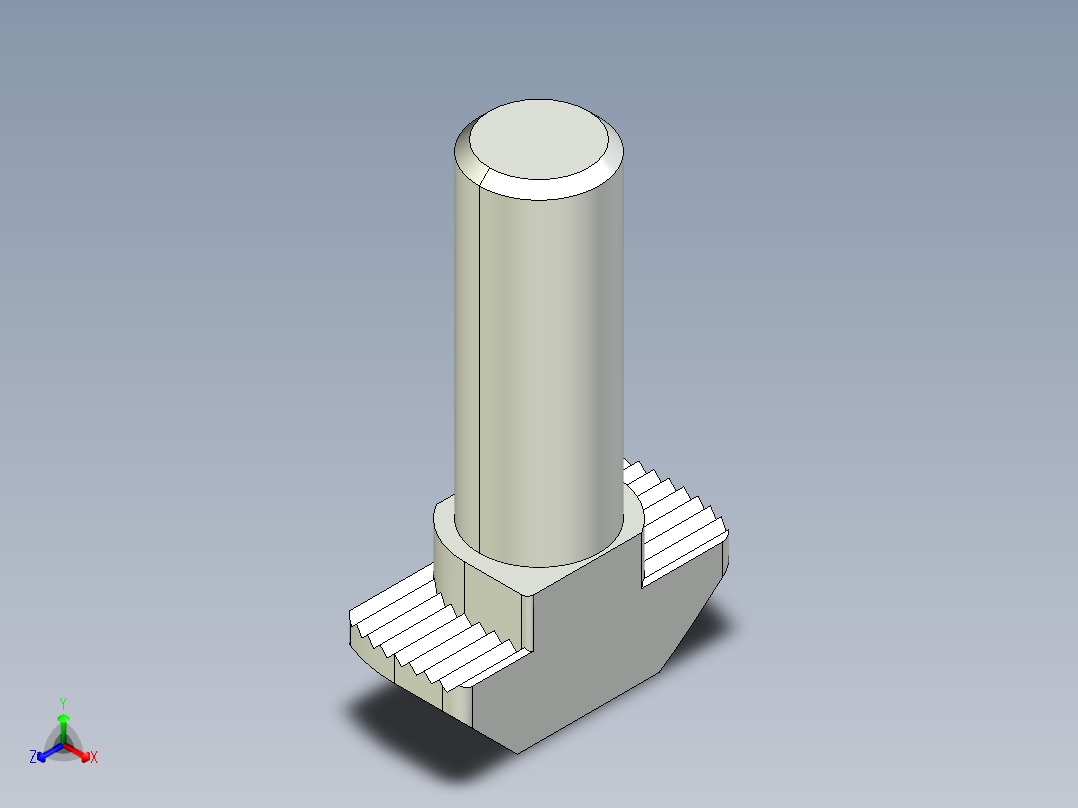 型材-BR M8X25 TBOLT KJN528718主视图