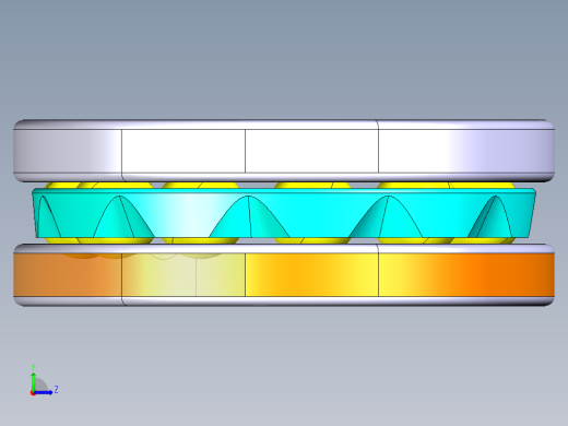 平面推力球轴承51203左视缩略图