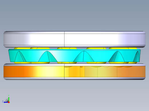 平面推力球轴承51203右视缩略图