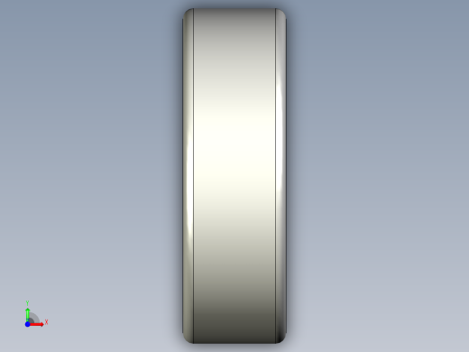 轴承-Bearing_10x26x8.stp前视缩略图