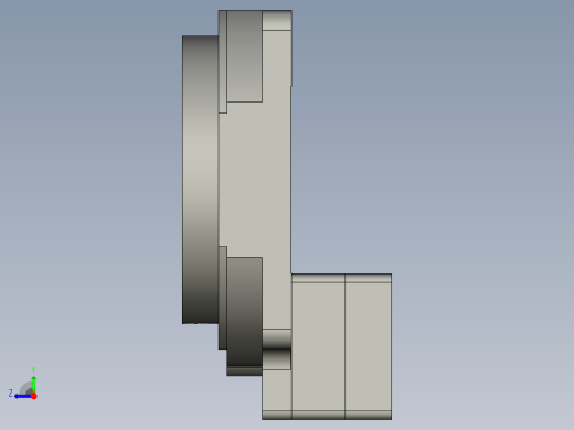 中空旋转平台KFN200-18模型(19-35 70-3 4-5.5-90)(1)右视缩略图