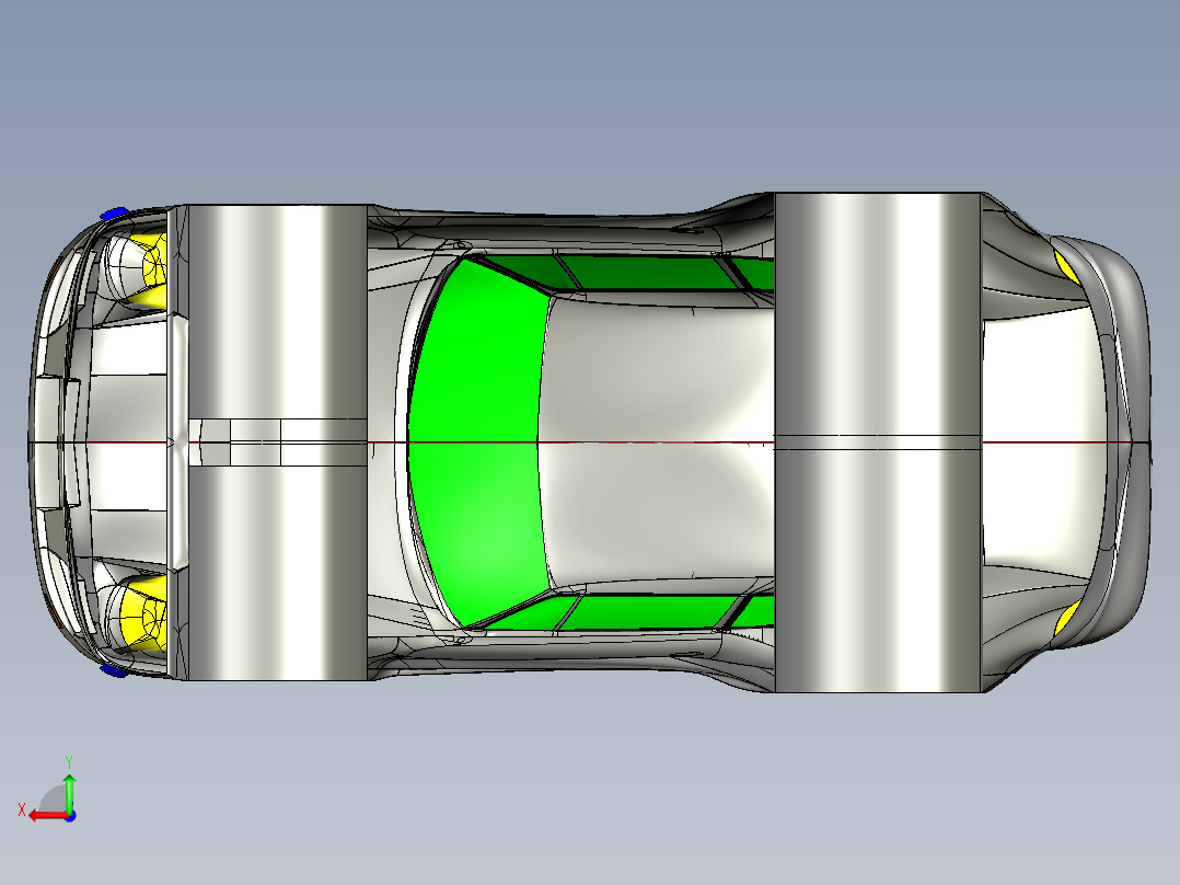 汽车车身 (21)后视图