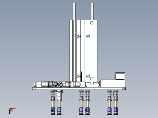 磁性真空吸盘机构前视缩略图