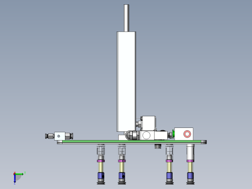 磁性真空吸盘机构左视缩略图