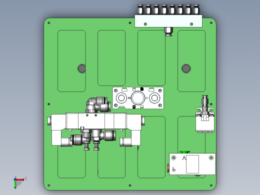 磁性真空吸盘机构俯视缩略图