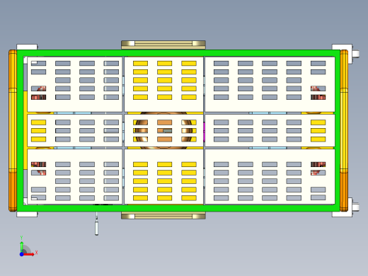 多功能辅助护理床带CAD前视缩略图