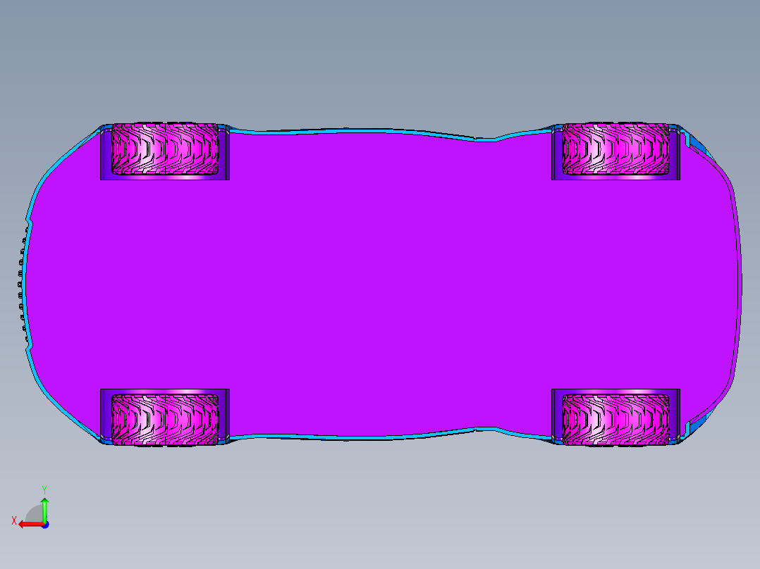赛车-7 STP后视图