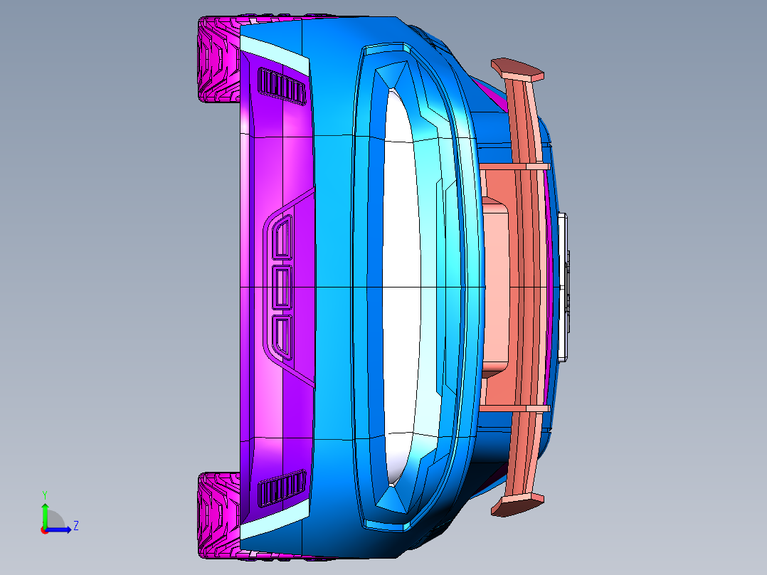 赛车-7 STP左视图