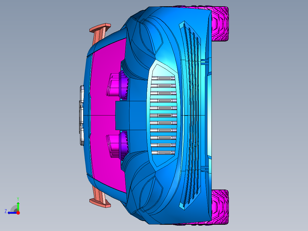 赛车-7 STP右视图