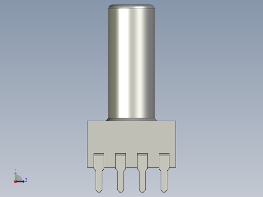 1微压型压力传感器 压力导入口长度13.5mm左视缩略图