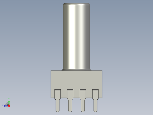 1微压型压力传感器 压力导入口长度13.5mm右视缩略图