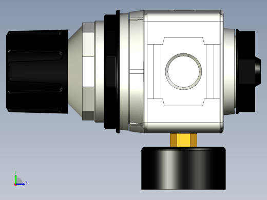 标准手动压力调节器PARKER GLOBAL AIR PREP SYSTEM STANDARD AIR PRESSURE REGULATORS - P33R SERIES (16)左视缩略图