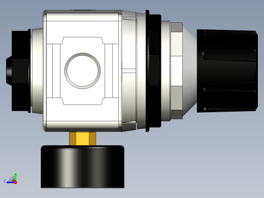 标准手动压力调节器PARKER GLOBAL AIR PREP SYSTEM STANDARD AIR PRESSURE REGULATORS - P33R SERIES (16)右视缩略图
