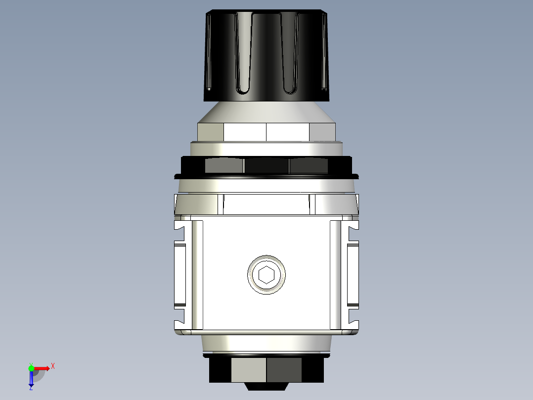 标准手动压力调节器PARKER GLOBAL AIR PREP SYSTEM STANDARD AIR PRESSURE REGULATORS - P33R SERIES (16)俯视图