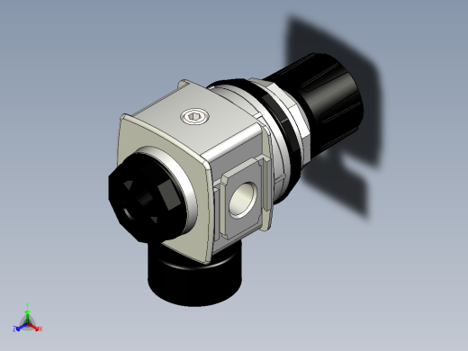 标准手动压力调节器PARKER GLOBAL AIR PREP SYSTEM STANDARD AIR PRESSURE REGULATORS - P33R SERIES (16)正等轴测缩略图