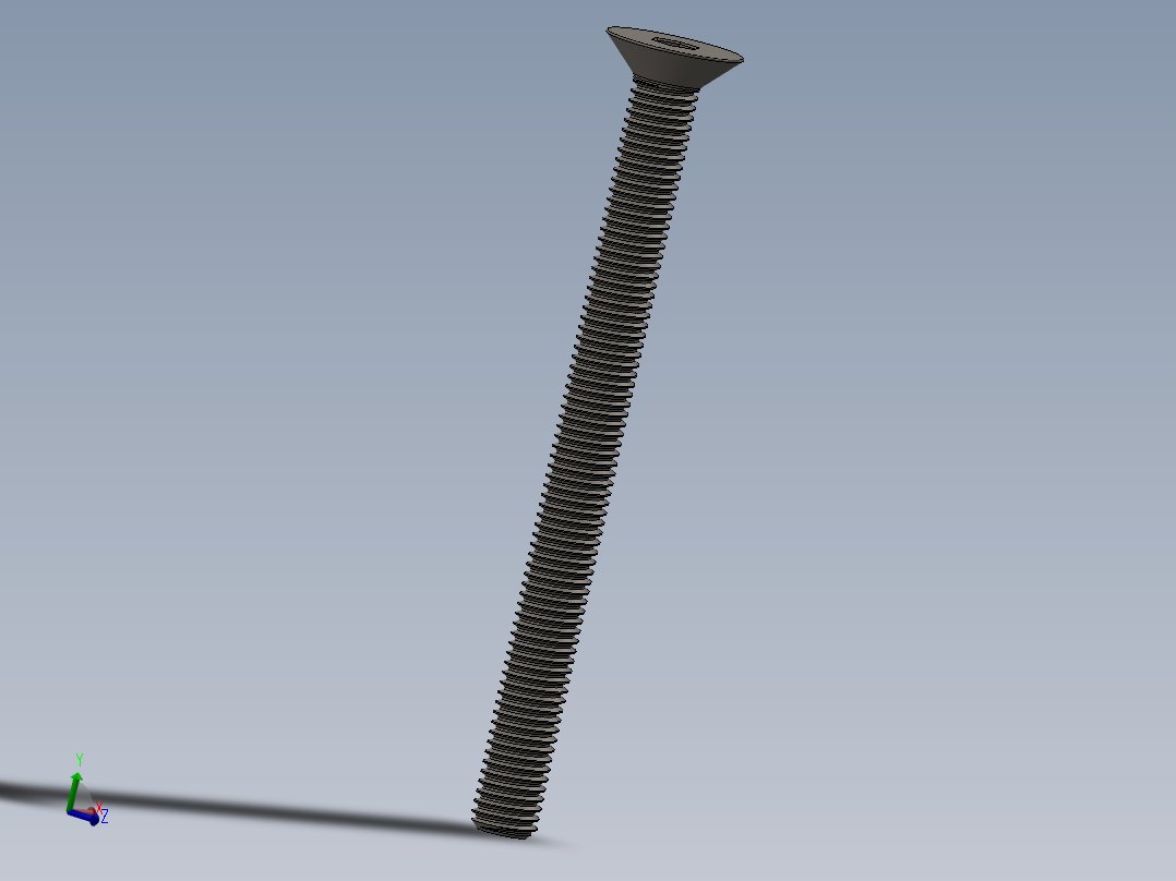 Screw_ISO_10642_M10x120_A2.SLDPRT主视图