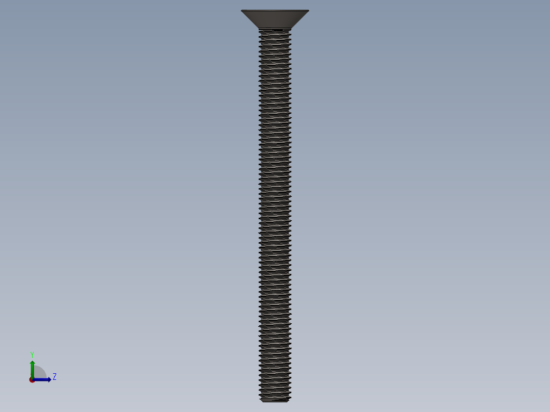 Screw_ISO_10642_M10x120_A2.SLDPRT左视图