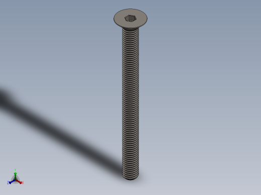 Screw_ISO_10642_M10x120_A2.SLDPRT正等轴测缩略图