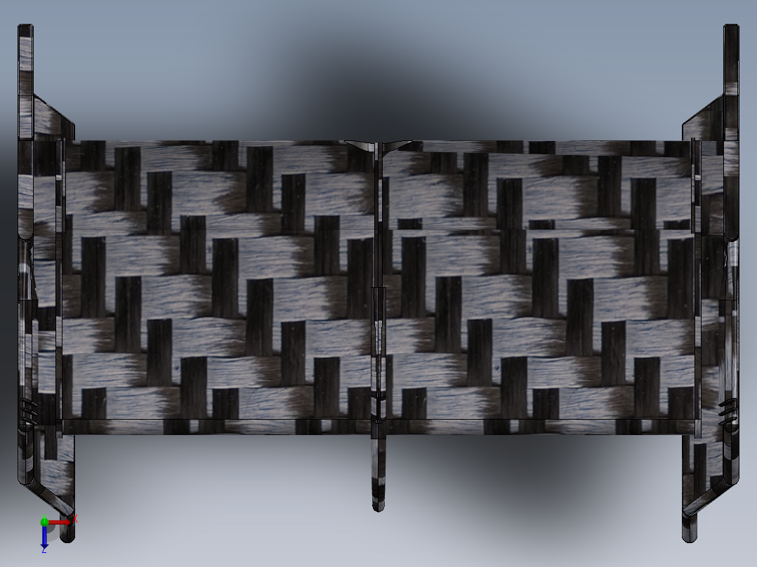 汽车尾翼(22)俯视图