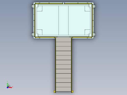 自动化设备二层维修设备安全平台设计前视缩略图